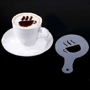 16 pz/set Cappuccino caffè decorazione Maker Art stencil <span class=keywords><strong>disegno</strong></span> modello strumenti - Product Image 6