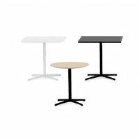 Table basse à pieds croisés, table de négociation, table basse moderne, taille et couleur personnalisables