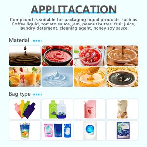 Machine de remplissage et d'emballage automatique pour sachets debout, doypack, sachets irréguliers, liquides, sirops, miel - Product Image 2