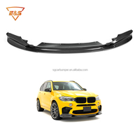 Piezas Automotrices ES, Alerón Delantero de Fibra de Carbono Estilo 3D Negro para BMW Serie M X5M X6M F85 F86, Kit de Carrocería