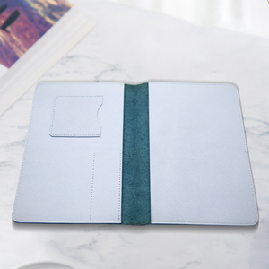 Couverture de <span class=keywords><strong>livre</strong></span> en cuir PU pour étudiants de bureau en gros LOGO personnalisé housse pour ordinateur portable protecteur de <span class=keywords><strong>livre</strong></span> multicolore - Product Image 4