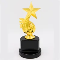 جائزة تذكارية معدنية ذهبية بأشكال نجمية مخصصة بأفضل جودة