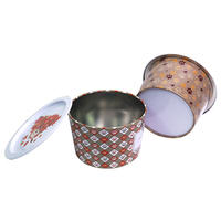 Nouveauté Mini boîte de conserve en métal personnalisée avec couvercle Récipient réutilisable de qualité alimentaire pour le stockage de bocaux à gâteaux et bougies