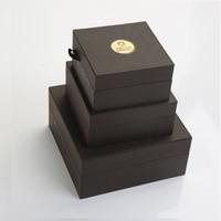 Boîte d'emballage de parfum en cuir marron personnalisable avec rabat, taille personnalisée, logo, carton velours, promotion cadeau, impression directe sur carton