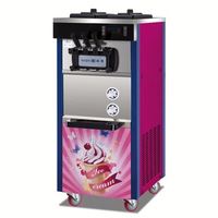 Machine à glace molle de comptoir Rebirth RICM, rendement 4-5 kg/h, nettoyage automatique, écran LCD, saveur unique, certifiée Energy Star 1