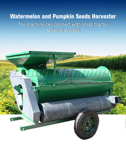 Nueva Cosechadora de Semillas de Calabaza y Sandía de Alto Rendimiento, Componentes Centrales de Rodamientos y Engranajes, Motor Diésel de 18HP, Capacidad de 200-250kg/h - Product Image 3