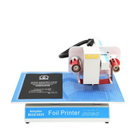 Nouveau entraînement électrique automatique numérique feuille estampage Machine papier cuir imprimante à plat estampage à chaud 220V Amydor