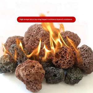 <span class=keywords><strong>Piedra</strong></span> Volcánica de Lava Natural de Alta Calidad <span class=keywords><strong>para</strong></span> Mesa de Fogata al Aire Libre, Barbacoa, Cocina, Jardinería, Paisajismo, Ecológica y Duradera - Product Image 2