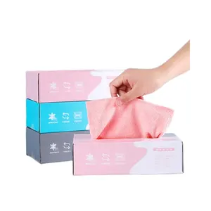 New Extractable Microfibre Cloths Home Kitchen Car Multi-Functional Cleaning Rag Reusable Magic Cleaning Cloth for Kitchen
