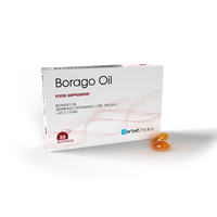 Capsules molles d'huile de Borago italienne de haute qualité, complément de santé à marque privée, 20 % GLA, Vitamine E, sans gluten, idéal pour