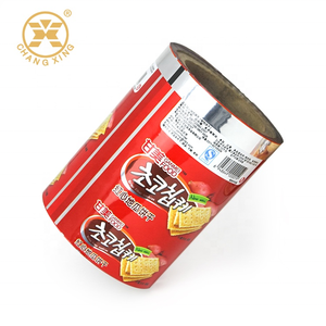 Tùy Chỉnh In Trung Quốc Thực Hiện Cấp Thực Phẩm Cookie Bao Bì Wrapper On Roll Stock Biscuit Bao Bì Phim - Product Image 5