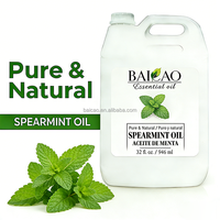 Huile essentielle de menthe verte naturelle, huile de menthe verte pure extraite de plantes naturelles pour cosmétiques et aromathérapie