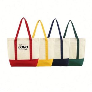 Sac fourre-tout en toile imprimé sérigraphié, polyvalent, élégant et durable, avec poche extérieure, idéal pour les articles promotionnels, les essentiels quotidiens, les voyages et le shopping - Product Image 1