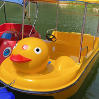 Pédalo Commercial Personnalisable en Forme de Cygne Multicolore pour Deux Personnes sur les Lacs - Optimise la Sécurité et le Plaisir - Parfait