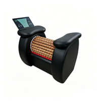 2026 Grand Rouleau de Massage Corporel pour Drainage Lymphatique et Soulagement des Douleurs Musculaires, Appareil de Fitness Noir pour Amincissement des Jambes et du Corps, Chaise de Massage