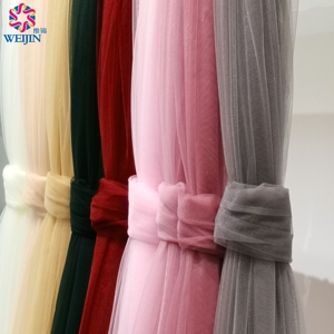 حجاب شبكي من النايلون 18 جم مزود بنسيج شبكي من قماش التل 15D قماش شبكي منسوج كهربي لتزيين حفلات الفتيات - Product Image 3