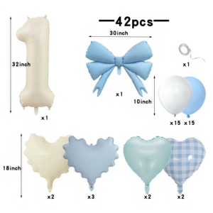 Set <span class=keywords><strong>de</strong></span> Globos <span class=keywords><strong>de</strong></span> Aluminio con Diseño <span class=keywords><strong>de</strong></span> Ondas y Números, Color Blanco Leche, Estilo INS, para Decoración <span class=keywords><strong>de</strong></span> Fiestas <span class=keywords><strong>de</strong></span> Cumpleaños <span class=keywords><strong>de</strong></span> Niños y Niñas, Personalizable - Product Image 6