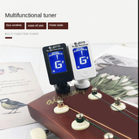 Accordeur électronique numérique chromatique Paisen Strobe pour guitare folk, ukulélé, basse, violon, écran LCD en plastique, lumière LED