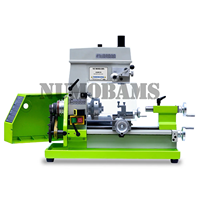 Numobams NU125 Mini Tour et perceuse manuels multifonctions 3 en 1 en métal pour la fabrication et la réparation de montres