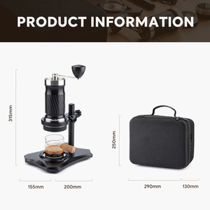 Juego de <span class=keywords><strong>cafetera</strong></span> espresso <span class=keywords><strong>manual</strong></span> para acampar Sin Electricidad 12 Bar Crema rica <span class=keywords><strong>Cafetera</strong></span> hecha a mano - Product Image 3