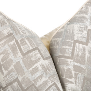 Fodere per <span class=keywords><strong>Cuscini</strong></span> <span class=keywords><strong>Grigio</strong></span> Argento Prezzo di Fabbrica 45x45 50x50, Federe Decorative di Lusso Quadrate per Divano Soggiorno - Product Image 3