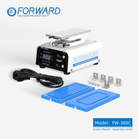 Nouvelle machine de séparation d'écran LCD FORWARD FW-360C, séparateur sous vide, plateforme chauffante rotative pour la réparation et le remplacement d'écrans de téléphones portables