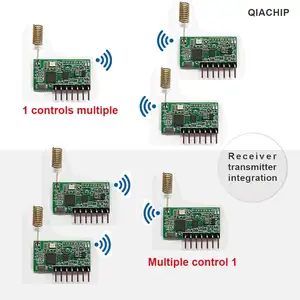 OEM universale fai da te 433 Mhz 1CH RF relè interruttore telecomando senza fili Micro modulo LED Controller luce DC 3.6V-24V