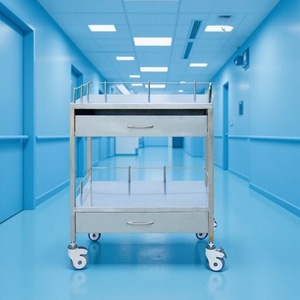 Xinyuchen Hospital Trolley 304 Stainless Steel YC-K11 Medical Instrument <b>Cart</b> Durable Minimalist Design - Product Image 1