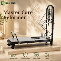Hochfester Aluminium-Pilates-Reformer mit Halbturm Multifunktionales Fitnessgerät für Yoga-Studios