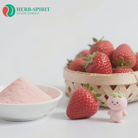 Herbspirit Organique Lyophilisé Fraise Poudre Fraise Extrait De Fruit Saveur Poudre Fruit Poudre