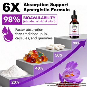 SOLOTREE Integratori di Zafferano Puro, Tintura Biologica Vegana, Estratto Liquido di Crocus Sativus in <span class=keywords><strong>Gocce</strong></span> per Supporto Antiossidante e Rilassante - Product Image 4