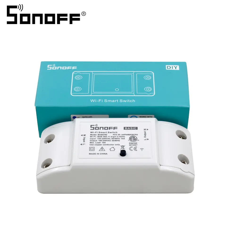 SONOFF basique domotique intelligente bricolage Intelligent Wifi télécommande sans fil Module de relais universel lumière puissance Mini interrupteur