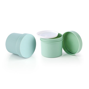 Tarros de plástico de 150 ml con MOQ bajo en colores rosa/azul/verde/marrón para mascarillas faciales, exfoliantes corporales, cremas y lociones. - Product Image 5