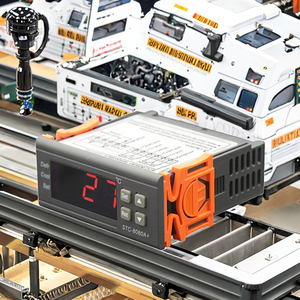 เทอร์โมสตัทคุณภาพสูง STC-1000 <span class=keywords><strong>220V</strong></span> 50/60HZ เครื่องควบคุมอุณหภูมิ สำหรับการเก็บรักษาที่เหมาะสมที่สุดในห้องเย็นพลาสติก - Product Image 3