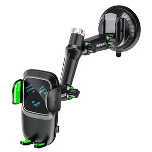 Support de téléphone portable à ventouse grande capacité pour voiture, fixation sur pare-brise de camion ou tableau de bord, support rotatif pliable à trois axes - Product Image 1