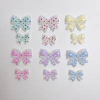 Breloques en résine en forme de nœud de 31 mm et 20 mm, cabochons en résine Kawaii pour accessoires et décorations mignonnes à faire soi-même