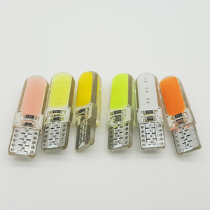 W5W T10ไฟ<span class=keywords><strong>แฟลช</strong></span>ซิลิโคนเจล194 168 cob 12V 24V หลอดไฟกะพริบ LED สีแดงอุปกรณ์ตกแต่งรถยนต์ - Product Image 3