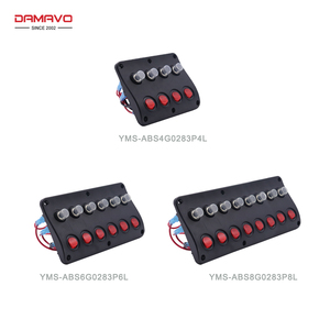 Panel de interruptores marinos a prueba de agua, 12V, 24V, sistema de Control de potencia de 4, 6 y 8 bandas, 1 año, producto electrónico compatible con CarPlay - Product Image 3