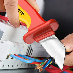 Cuchillo Pelacables Aislado VDE LAOA, 1 Pieza, Cuchillo Pelacables de Protección de Alto Voltaje para Electricistas - Product Image 3