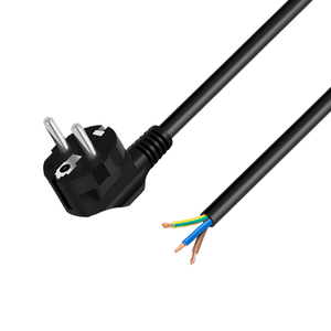 สายไฟตรงจากโรงงาน IEC 320 CEE 7/7 ปลั๊กตัวผู้ ต่อกับปลั๊กตัวเมีย C13 แบบยุโรป 3 ขา สำหรับเครื่องใช้ไฟฟ้าภายในบ้าน - Product Image 1