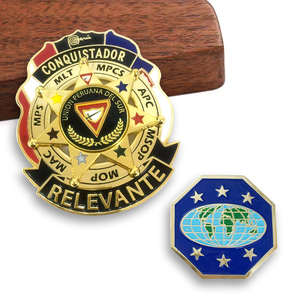 Pin de solapa de esmalte suave cristiano adventista con diapositiva del buscador del camino del mundo reconciliado del 70 ° personalizado - Product Image 3