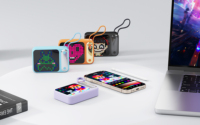 Batterie externe Pixel 10000mAh, design exclusif, câble intégré, charge rapide, brevetée