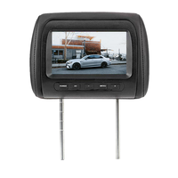Monitor de Reposacabezas de Coche TFT de 7 Pulgadas con Puerto USB SD y Control Remoto, 1 Año de Garantía - Sistema de Entretenimiento Universal para Asientos Traseros