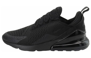 <span class=keywords><strong>Nike</strong></span> Air Max 270 Triple Black Sneakers Tige en mesh Semelle extérieure en caoutchouc Chaussures de course unisexes Été - Product Image 1
