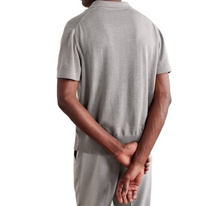 เสื้อโปโลผู้ชายผ้าฝ้าย 100% แขนสั้น นุ่มสบาย สไตล์ลำลอง พร้อมปักโลโก้ตามสั่ง - Product Image 4