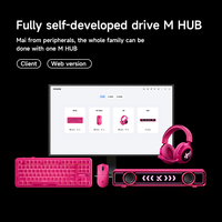 MCHOSE Keyboard mekanis nirkabel K87S, Gaming kabel kustom gigi biru tiga Mode Gasket Full-Key dapat ditukar kantor