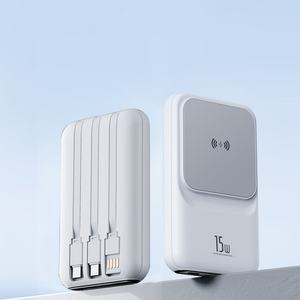 Banco de Energía Portátil Multifuncional de Gran Capacidad 10000mAh 15W con Carga Inalámbrica Magnética Rápida y Pantalla Digital - Product Image 1