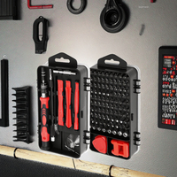 Nouveau modèle – Kit de 115 embouts de tournevis de précision OEM avec grattoir et outils à main, étui rigide pour téléphones Android et ordinateurs portables, faible MOQ, en stock