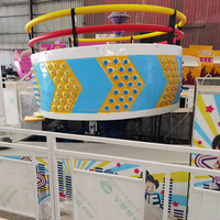 Sur Remorque Jouet Enfants Amusement Mini Samba Disque Mécanique Jeux Thème Parc Carrousel Tagada Disco Ride à vendre
