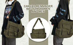 Bolsa de Compras de Algodón de Gran Capacidad, Bolsa de Lona Resistente con Logotipo Personalizado para Mujer, a la Moda, con Bolsillo Interior - Product Image 6